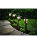 4 Pack - Bronze Gold Solar LED Light Set - Outdoor Path Yard Lighting - $2,513.36 MXN