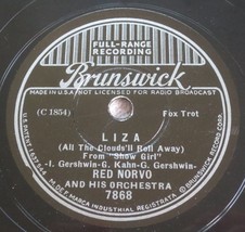 Red Norvo &amp; Orchestra - Liza / I Would Do Anything For You - Brunswick 7868 - £17.79 GBP