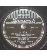 Red Norvo &amp; Orchestra - Liza / I Would Do Anything For You - Brunswick 7868 - £17.84 GBP