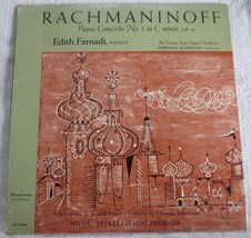Rachmaninoff - Piano Concerto No. 2 - Edith Farnadi - Scherchen - Westminster LP - £7.51 GBP