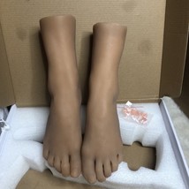 Silicone Foot Model Lifelike Female Mannequin Feet Display Jewerly Sanda... - $1,020.77 MXN
