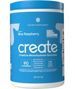 Create Gummies for Men &amp; Women, Focus, Vegan, Gluten-Free 1.5g Blueberry... - $494.17 MXN
