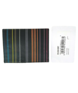 Paul Smith Italy Leather Striped Card Holder  - $162.36 CAD