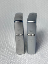2006 Matte Silver &amp; 2015 Brushed Chrome Zippo Windproof Cigarette Lighters - $39.95