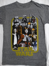 Star Wars Darth Vader Boba Fett Chewbacca Stormtrooper Han Solo C-3PO T-Shirt - £3.99 GBP