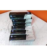 New Lot of 6 HP CE310A 126A Black Toner Cartridge Damaged Box - $182.40