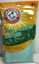 Arm &amp; Hammer Reusable Wipes 6 Pc Per Pack 4-Packs Total Of 24 Wipes New Unopened - £12.65 GBP