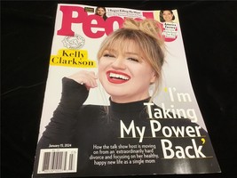 People Magazine January 15, 2024 Kelly Clarkson: I&#39;m Taking My Power Back - £7.90 GBP