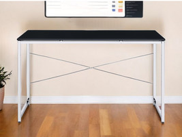 47&quot; Black and Silver Writing Desk - $420.09 CAD