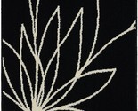 30 X 46-Inch Black/Ivory Garland Rug Grand Floral Area Rug. - $35.99