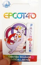 Disney FIGMENT PASSHOLDER PIN October 1st 2022 Epcot 40th Anniversary LR - £25.77 GBP