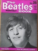 The Beatles Monthly Book Magazine No. 25 August 1965 Vintage - £11.95 GBP