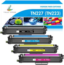 Brother Comp. TN227 Toner Set TN227 Set Of 4 (BK/C/M/Y) Mfc L3750CDW Mfc L3770 - $119.99