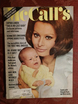 Mccall&#39;s Magazine April 1973 Sophia Loren Johanna Davis Betty Furness - £10.80 GBP