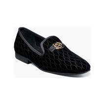 Stacy Adams Valet Slip On Bit Loafer Men&#39;s Shoes Black 25166-001 - $95.00
