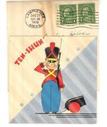 Toy Soldier cannon vintage Christmas greeting card cannon  - €11,97 EUR