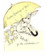 Easter vintage card 1954 bunny umbrella Rust Caft Boston cut holiday col... - €12,05 EUR Easter vintage card 1954 bunny umbrella Rust Caft Boston cut holiday col... - €12,05 EUR