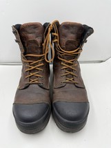 Men&#39;s Size 13 W Timberland Pro Helix HD Waterproof CT Brown 8&quot; Boot TB0A... - $98.99