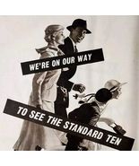 1954 Standard Ten Earls Court Motor Show Advertisement Autocar Automobil... - €21,30 EUR