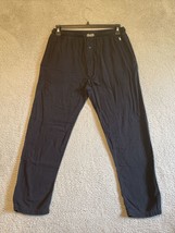 Polo Ralph Lauren Pajama Pants Men Medium Blue Drawstring Pockets Pony S... - $17.82