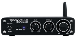 Rockville BLUAMP 21 BLACK 2.1 Channel Bluetooth Home Audio Amplifier Rec... - $118.99