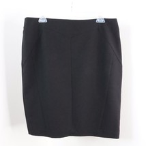 Worthington Women&#39;s 12 Black Straight Fitted Lined High Waist Pencil Skirt - £11.99 GBP