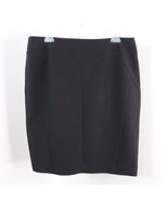 Worthington Women&#39;s 12 Black Straight Fitted Lined High Waist Pencil Skirt - £11.71 GBP