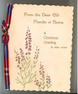 vintage Christmas card Edinburgh Scotland Victorian Cynicus Pub Co - €13,79 EUR