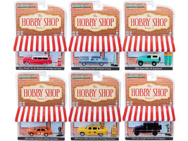 &quot;The Hobby Shop&quot; Set of 6 pieces Series 7 1/64 Diecast Model Cars by Greenlight - £44.47 GBP