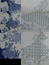 Sunbonnet Girl with Scottie + TOWEL embroidery pattern AB7225  - $5.00