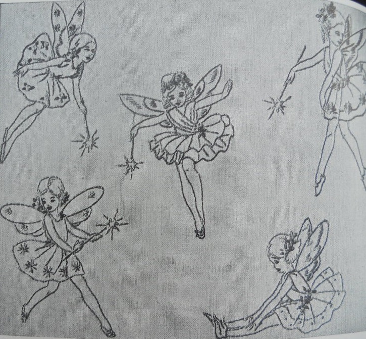 1950&#39;s Fairy Fairies embroidery pattern Briggs nwnc52  - $5.00