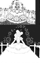 Southern Belle pillowcase filet crochet &amp; embroidery pattern LW775  - $5.00