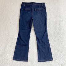 Chelsea28 Capri Jeans Womens 24 Flare Cropped Stretch Blue Denim Pants - £12.91 GBP