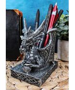 Ebros Gift Shenlong Spirit Dragon Orb Stationery Holder Figurine 4.75&quot;H ... - €17,16 EUR