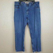 Big Mac Workwear Jeans Men&#39;s Size 38x30 Blue Denim TA18 - £11.29 GBP