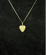 F.M. Co 1/20 10K GOLD FILLED GF Heart Shaped Locket w/ FM Co 12k GF Neck... - £97.31 GBP
