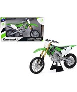 2019 Kawasaki KX 450F Dirt Bike Motorcycle Green and White 1/6 Diecast M... - $162.74 CAD