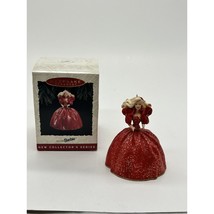 HALLMARK Keepsake Ornament Holiday Barbie 1993 Collector&#39;s Series Red Dress.... - £9.02 GBP