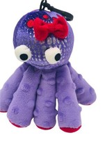 Scentsy Plush  Buddy Clip Keychain Octopus Stuffed Animal Backpack Toy Purple - £9.68 GBP
