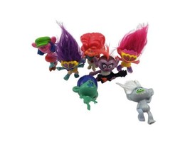 2020 McDonalds Trolls World Tour Happy Meal Toys Figures Lot of 7  - £10.01 GBP