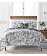 Sunham Rues de Paris Fairfield Square Collection Blue Comforter Sets 12 ... - $46.04