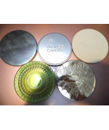 Lot of 5 BATH &amp; BODY WORKS 3-Wick Candle (1 silver-1 gold) Jar Lids Cove... - $135.11 MXN