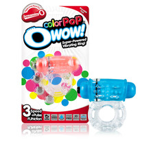O Wow Color Pop Screaming O Super Powered Vibrating Reusable Cock Ring - £15.47 GBP