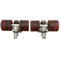 Vintage Unbranded Skateboard Trucks and Wheels 3 Hole Base Plate - $47.50