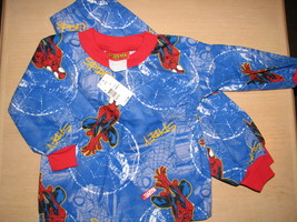 Spiderman Flannel Pajamas Size 3 Child Marvel Comics Spidey NWT Boys Spider-Man - £8.64 GBP