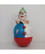 Wobble Clown with Ruffle and Bells Rolly Toys Western Germany Vintage 15... - $66.10 CAD
