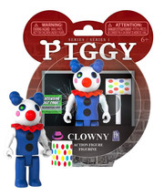 PIGGY Clowny Articulated 3.5&quot; Action Figure Series 1 New in Package - £5.42 GBP