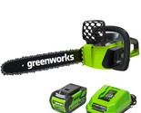 Greenworks 40V 16-Inch Cordless Chainsaw, 4AH Battery and a Charger Incl... - $406.99