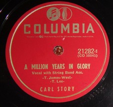 Carl Story COLUMBIA 21282 A Million Years In Glory / On The Other Shore ... - £5.43 GBP