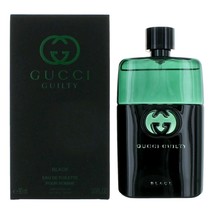 Gucci Guilty Black Pour Homme by Gucci, 3 oz Eau De Toilette Spray for Men - £72.44 GBP